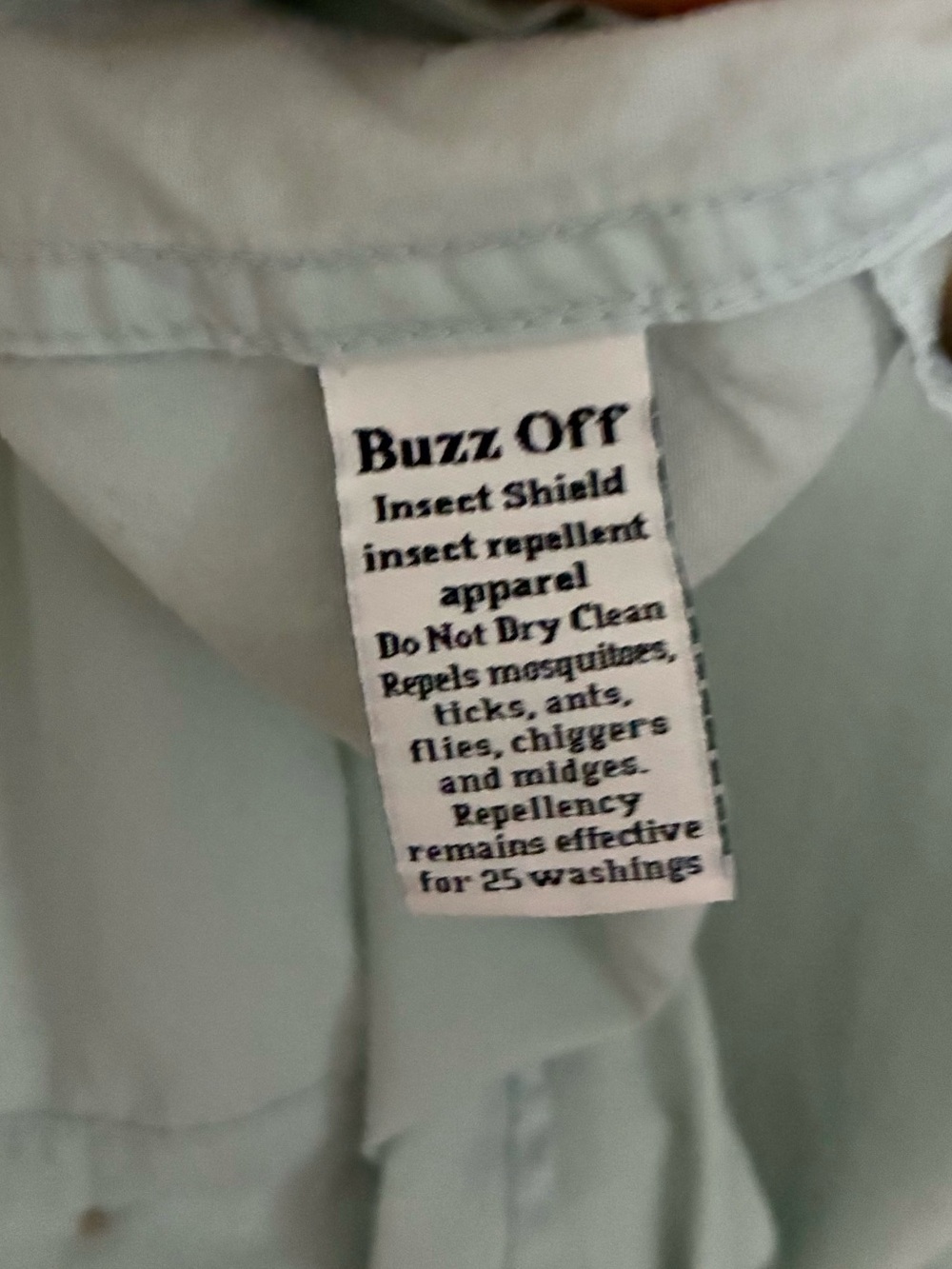 L.L.Bean Buzz Off Insect Shield Shirt Women’s M Fishing Hiking Outdoor - Picture 5 of 5